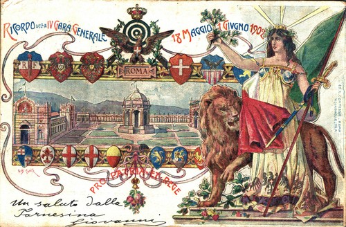 Roma 1902 gara - tiro, a