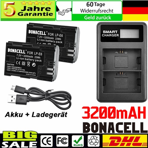 Batteria 3200 mah - batteria, lp-e6