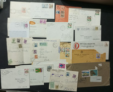 Lotto 20 Affrancature su Busta o Frammento Repubblica Italia varie  (VE249)