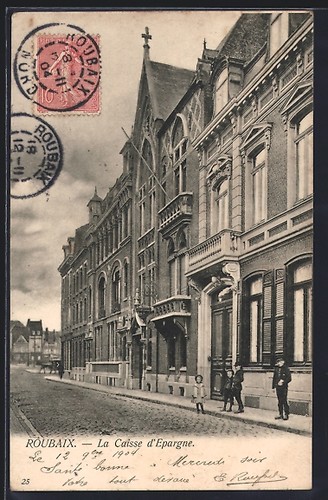 Cpa roubaix caisse - cpa,