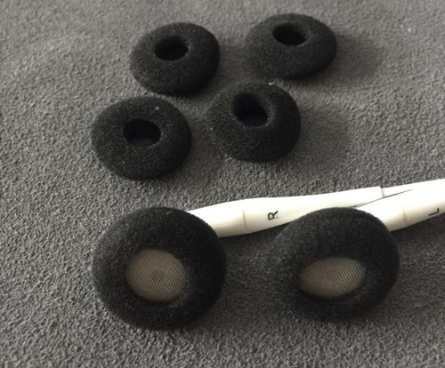 Spugna nera per - nera, auricolari