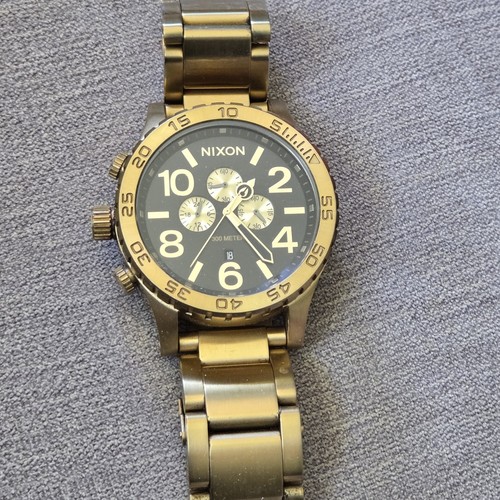 Nixon chrono all gold - chrono,