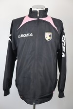 LEGEA PALERMO GIACCA CALCIO UOMO TG L MAN SPORT JACKET SOCCER NERO LOGO