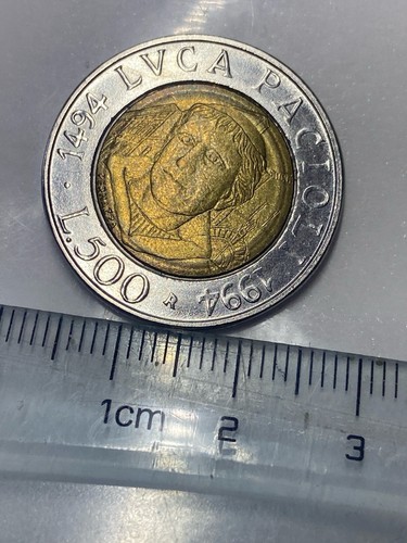 Italia 500 lire 1994 luca - lire,
