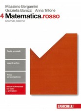 MATEMATICA.ROSSO VOL. 4 BERGAMINI BAROZZI TRIFONE ED. ZANICHELLI 9788808755186