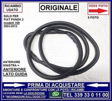 GUARNIZIONE PORTIERA ANTERIORE SINISTRA SX GUIDA ORIGINALE FIAT PANDA 2 mod 169