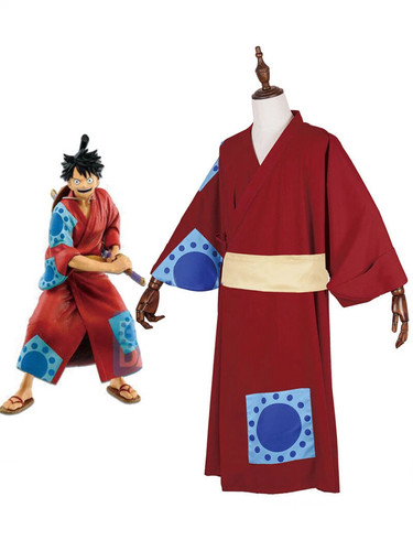 Costume anime pezzo unico rufy - anime,