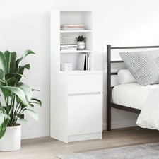 Comodino Bianco 39x35x125 cm