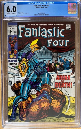 1969 fantastic four - #93, cgc