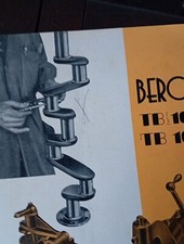 BERCO TORNI BRONZINE BIELLA  OFFICINA MACCHINE UTENSILI brochure originale 