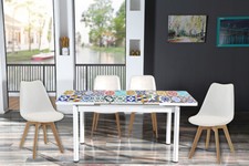 Tavolo allungabile, vetro