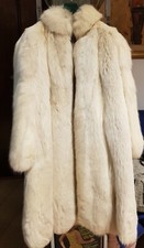 Pelliccia volpe bianca 