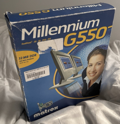Matrox millenium g550 boxed - matrox,