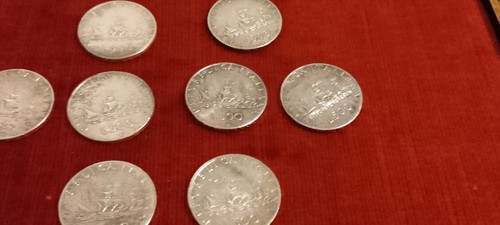 Lotto monete in argento - lotto, 4