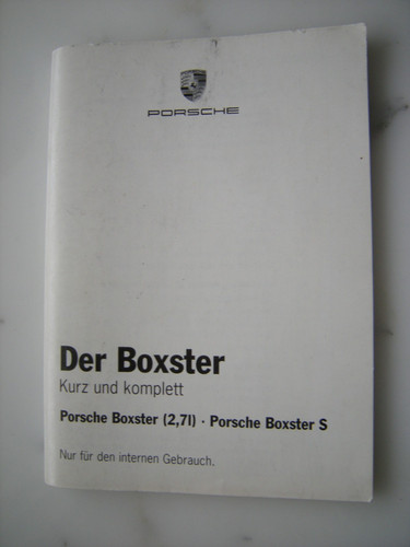 Catalogo porsche boxster corto - porsche,