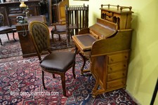 Davenport stile inglese con piano di scrittura