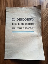 Fascismo discorso e - discorso, s.