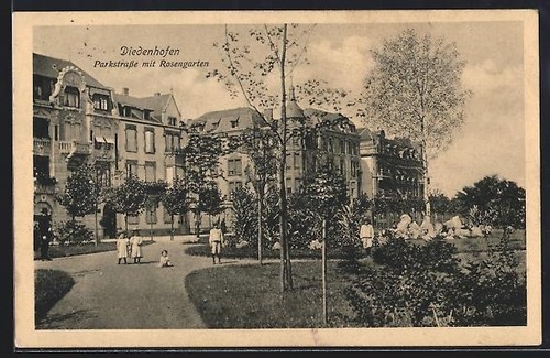Cpa diedenhofen parkstrasse - cpa,