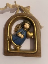 Thun,formella Con Angelo Con Cuore ,cm 22x18