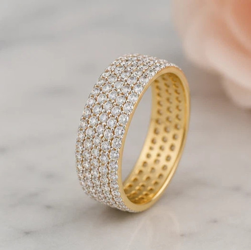 Fede nuziale moissanite taglio - fede,