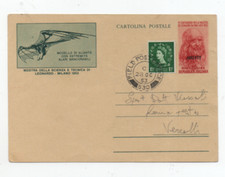 TRIESTE AMG FTT 28/10/1953 RARO ANNULLO POSTA DA CAMPO INGLESE SU CP X VERCELLI