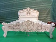 Letto rococò avorio antico
