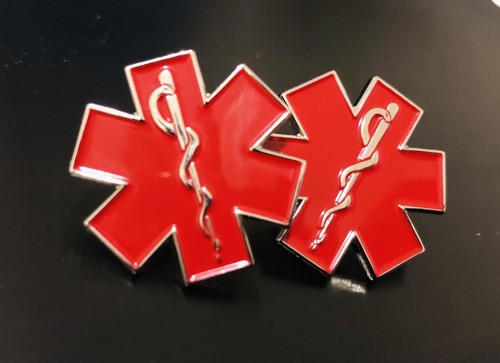 Spille croce farmacia - x2,