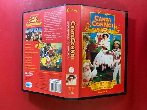 Vhs walt disney - disney, canta