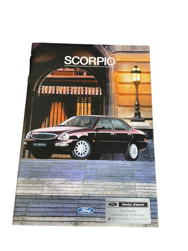 Brochure depliant ford scorpio - ford,