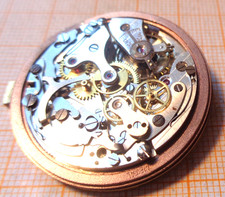 Vecchio cronografo usato Wertek Titus Landeron 48 difettoso per pezzi WB3