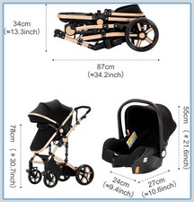 Passeggino 2 in 1 COMBI MAGIC ZC nero
