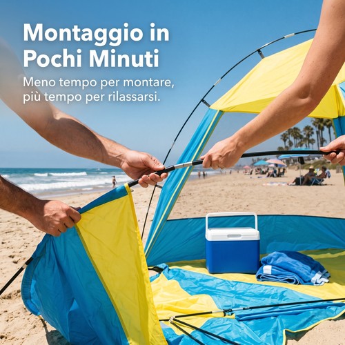 Tenda spiaggia grande 8 - tenda,
