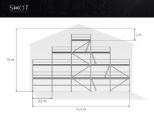 Complete aluminium gable