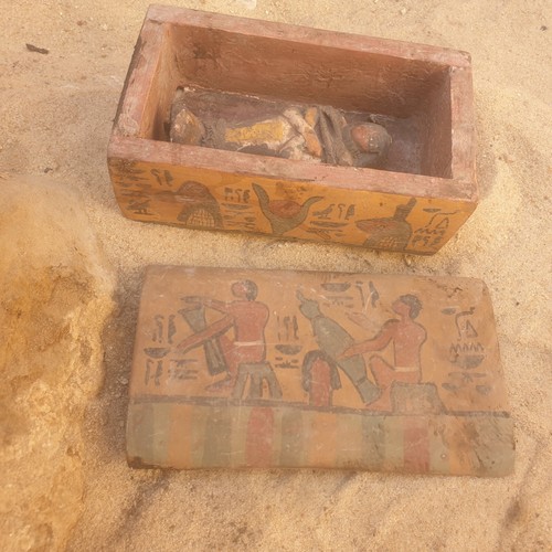 Rara antica scatola ushabti - antica, in