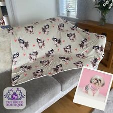 SHIH TZU BLANKET THROW COSY SOFT AND STYLISH ATTRACTIVE SHIH TZU GIFT