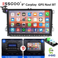 Autoradio carplay 64 gb - 9", 4+64