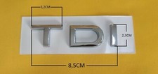 STEMMA TARGHETTA SCRITTA LOGO FREGIO COFANO POSTERIORE AUDI TDI A3 A4 A5 Q3 Q5