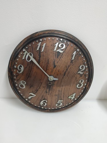 Orologio corda legno vintage - orologio, a