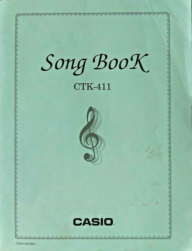 Libro musicale originale casio - libro,