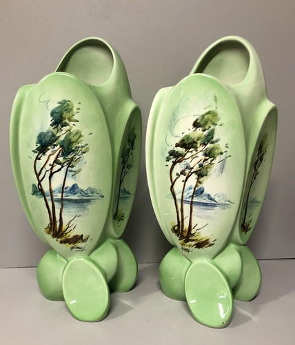 Coppia vaso vintage ceramica - coppia,