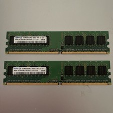 2 moduli RAM Samsung 512 MB