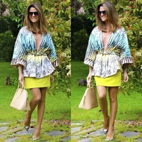 Zara giacca kimono stampata - zara,