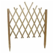 TRALICCIO LEGNO RETE ESTENSIBILE NATURALE RAMPICANTI STACCIONATA 117X65CM 219841
