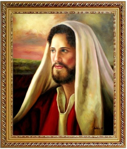 Quadro olio gesù - quadro,