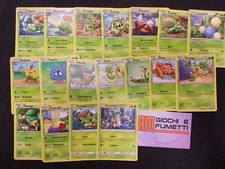 LOTTO 18 carte POKEMON ERBA