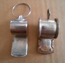 Coppia FISCHIETTI arbitro calcio FOOTBALL Acme Thunderer England + Artigianale