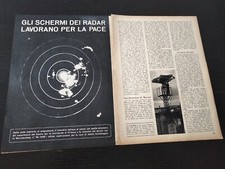 1957 ESPERIMENTI DEI TECNICI DI MICROLAMBDA DI FIRENZE SCHERMO RADAR PER NAVI