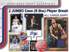 Alex English DEN 25/26 Topps BASKETBALL 1 JUMBO custodia (8 box) giocatore Break#6