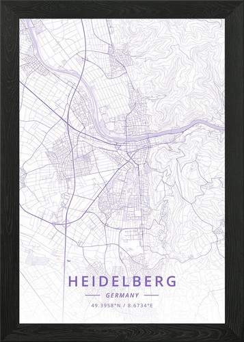 Heidelberg germania poster - heidelberg,