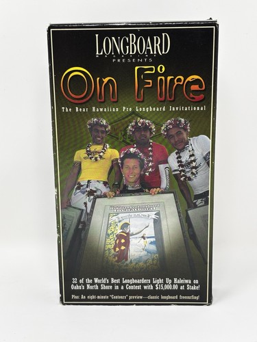 Longboard magazine fire vhs - longboard,